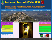 Tablet Screenshot of comune.castrodeivolsci.fr.it